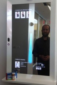 New York Times Co.'s R&D Lab Magic Mirror Demonstration