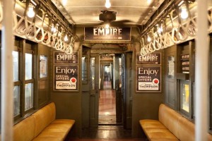 Boardwalk Empire Subway Promotion Train Interior