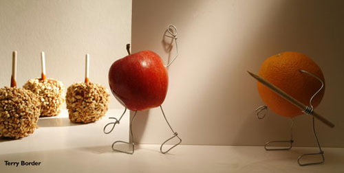 Turning Apples into Candy Apples by Terry Border